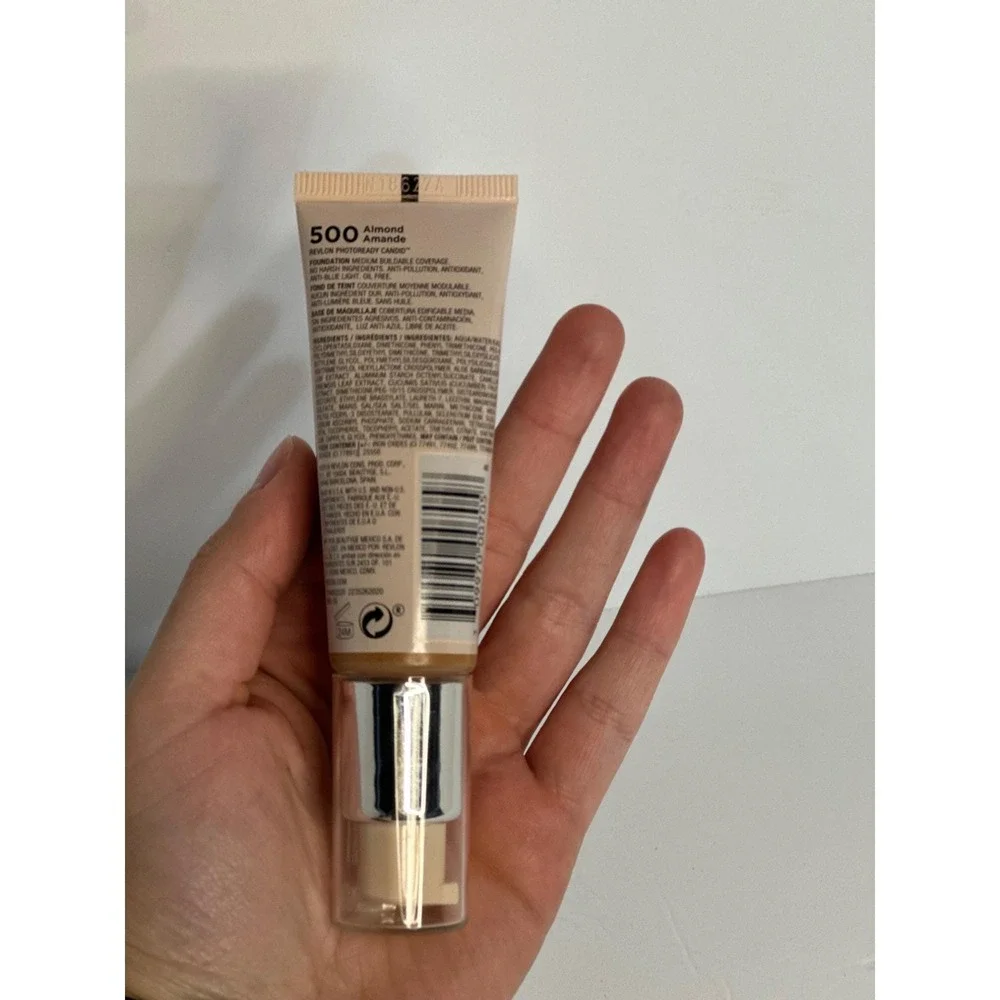 NEW Revlon PhotoReady Candid Foundation 500 Almond – Natural Finish,‎ 0.75 fl oz